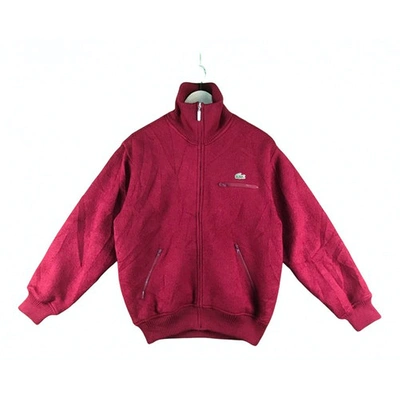 Pre-owned Lacoste Red Cotton Knitwear & Sweatshirt