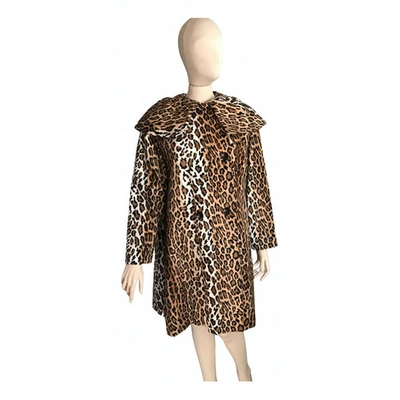 Pre-owned Moschino Cheap And Chic Coat In Brown
