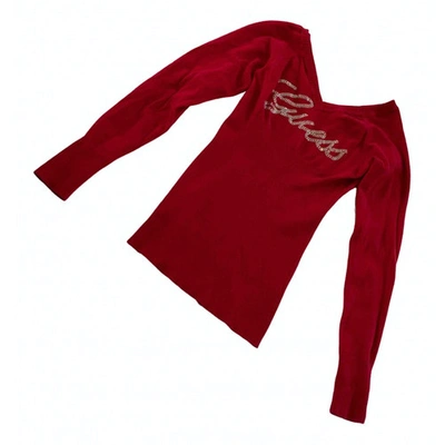 Pre-owned Guess Jumper In Red