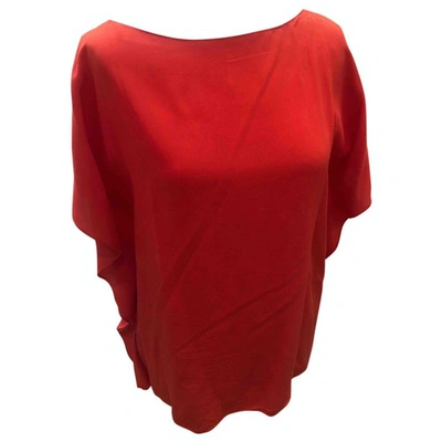 Pre-owned Joseph Silk Blouse In Red