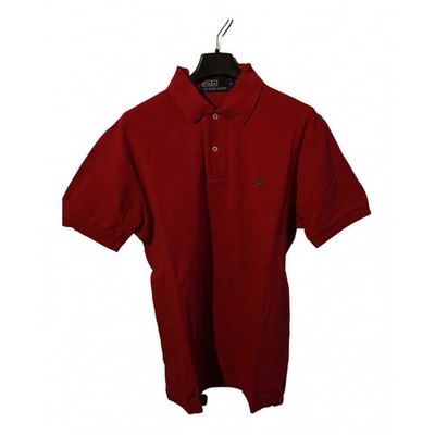 Pre-owned Polo Ralph Lauren Polo Classique Manches Courtes Polo Shirt In Red