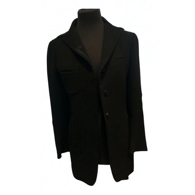 Pre-owned Donna Karan Black Synthetic Jacket