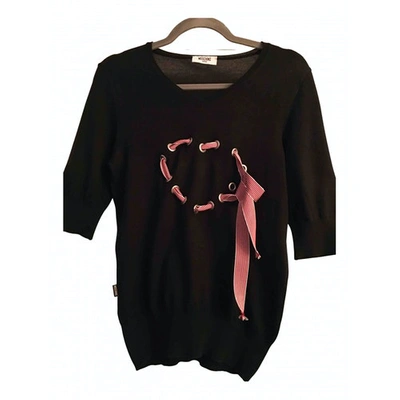 Pre-owned Moschino Black Cotton  Top