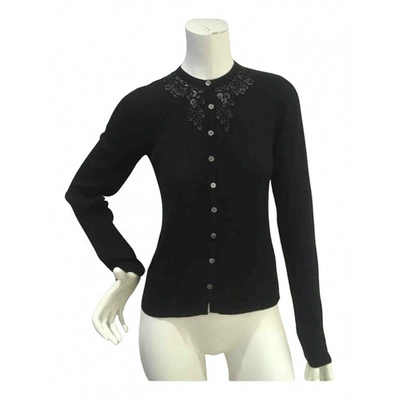 Pre-owned Jigsaw Silk Cardigan In Black