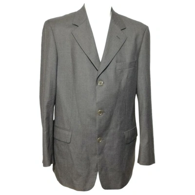 Pre-owned Balmain Wool Vest In Grey
