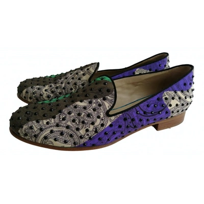 Pre-owned Etro Leather Ballet Flats In Multicolour