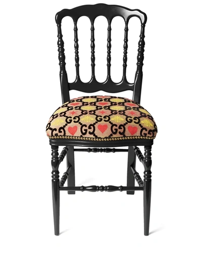 Gucci Francesina Cushioned Chair In Black