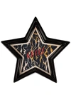 Gucci Hand Painted Marble Effect Star Tray In Black