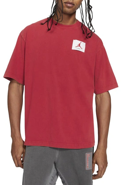 Jordan Flight Men's Short-sleeve T-shirt In Gym Red