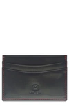 M-clipr Rfid Leather Card Case In Black