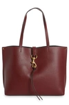 Rebecca Minkoff Megan Leather Tote In Cherrywood