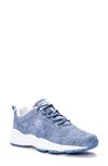 Propét Propet Stability Fly Sneaker In Denim/ White Fabric