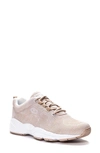 Propét Women's Stability Fly Sneakers Women's Shoes In Sand/ White Fabric