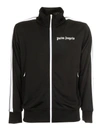 Palm Angels Classic Track Jacket In Black,white