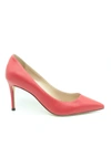 GIUSEPPE ZANOTTI GIUSEPPE ZANOTTI LEATHER PUMPS IN PINK