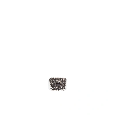 Di.to Fragment Ring Black In Silver
