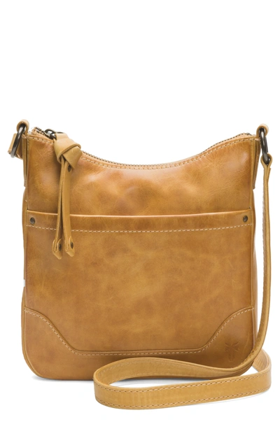 Frye Melissa Leather Swing Crossbody Bag In Sunflower