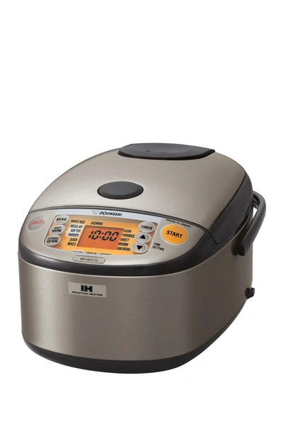 Zojirushi Induction Rice Cooker & Warmer In Stainless Dark Gray