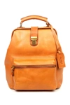 Old Trend Leather Convertible Doctor Backpack In Chestnut