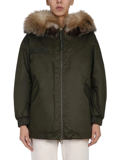 Mr & Mrs Italy "m51" Midi Parka In Green