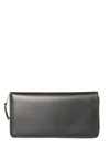Comme Des Garçons Zip Around Wallet Unisex In Black