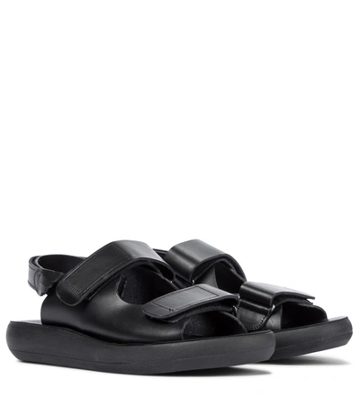 Ancient Greek Sandals Olympia Comfort Leather Sandals In Black