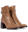 CHLOÉ GAILE LEATHER ANKLE BOOTS,P00528095