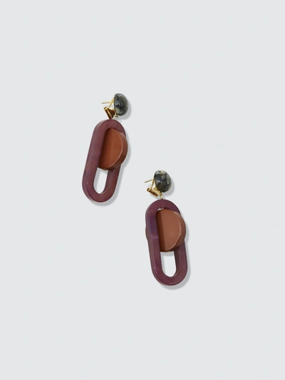 Rachel Comey Lohr Earring In Purple