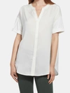 Lyssé Lysse Leah Short Sleeve Top In White