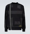 SACAI HANK WILLIS THOMAS SOLID MIX BLOUSON jumper,P00543690