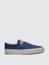 Sebago John Low Top Sneaker In Blue Navy