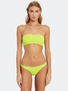 L*space Beach Wave Top In Acid Green