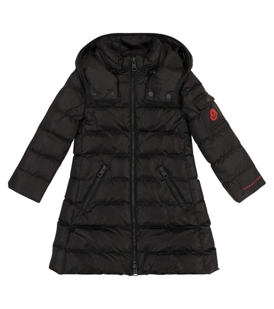 Moncler Enfant Kids' Lemenez羽绒大衣 In Black