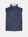 SAVE THE DUCK SAVE THE DUCK MEN'S VEST IN GIGA WITH FAUX SHERPA LINING