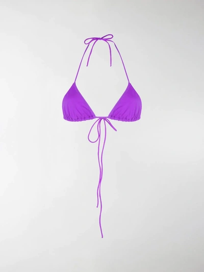 Ack Stella Bikini Top In Purple