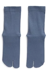 Maison Margiela Tabi Socks In Steel Blue