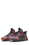 Nike Free Metcon 3 Men's Training Shoe In Black/ Sunrise/ Red Plum