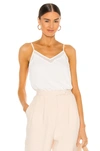 1.state Chiffon Inset Camisole In Cloud