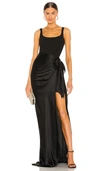 Cinq À Sept Marian Sleeveless Gown In Black