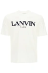 LANVIN LANVIN T-SHIRT LOGO EMBROIDERY