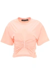 Y/PROJECT Y PROJECT DRAPED COTTON T-SHIRT