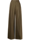 ALEXANDRE VAUTHIER HIGH-WAISTED WIDE-LEG TROUSERS