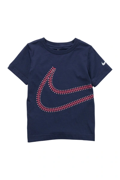 Nike Kids' Dri-fit T-shirt In Midnight Navy