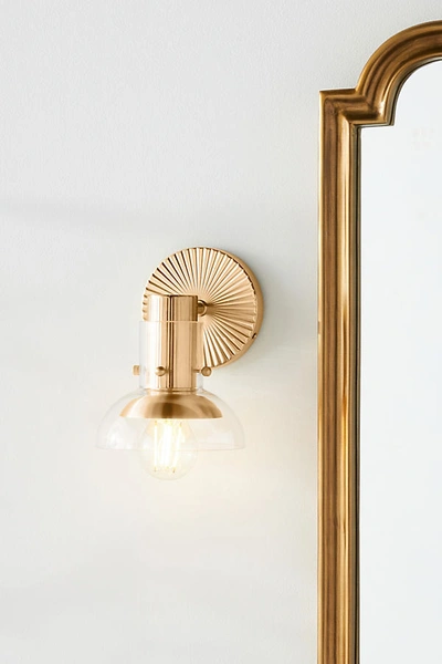 Anthropologie Oona Sconce In Brown