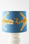 Dana Gibson Leopard Lamp Shade By  In Blue Size M