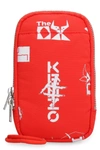 KENZO MOBILE PHONE POUCH WITH PRINTED LOGO,FB55PM228FQ715FQ7 21