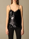 TWINSET TOP SEQUINED SUSPENDERS,202TP2111 00006