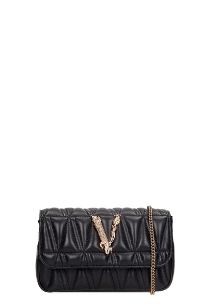 Versace Clutch In Black Leather