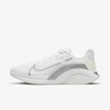 Nike Zoomx Superrep Surge Endurance Class Training Shoe In White,platinum Tint,metallic Silver