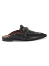 Givenchy Studded Elegant Leather Loafer In Black